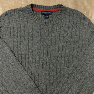 Lands End Wool Blend Sweater Large